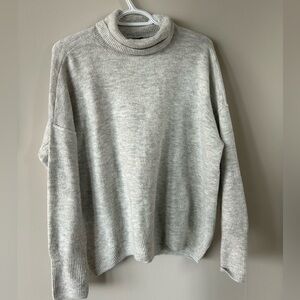 Vince Camuto Light Gray Turtleneck Sweater